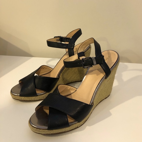 Cole Haan espadrille heels Sz 9 - Picture 1 of 4
